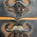 Cape Buffalo Tooled