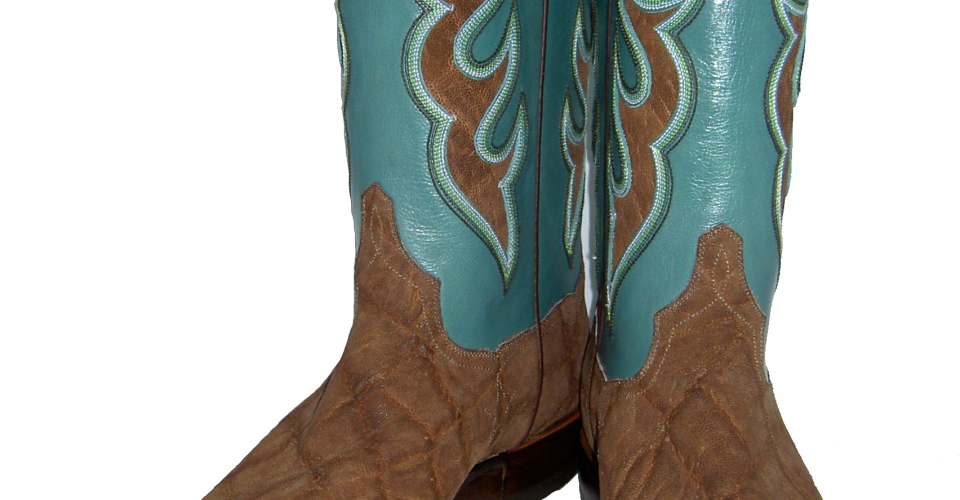 Classic inlay- Broad Square Toe - Elephant