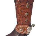 Custom Concho Tooled